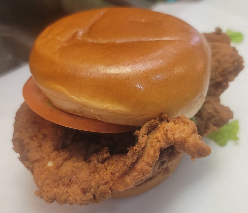 fried chicken sand